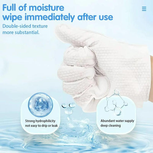 Rinseless Pet Bath Gloves