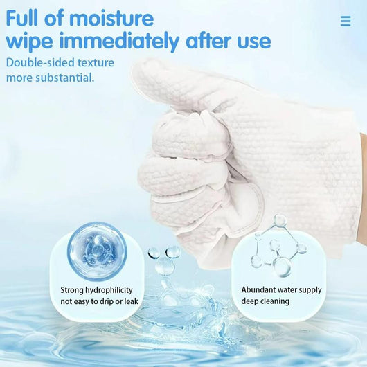 Rinseless Pet Bath Gloves